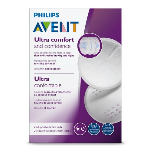 24 Coussinets d'allaitement jetables jour & nuit - AVENT