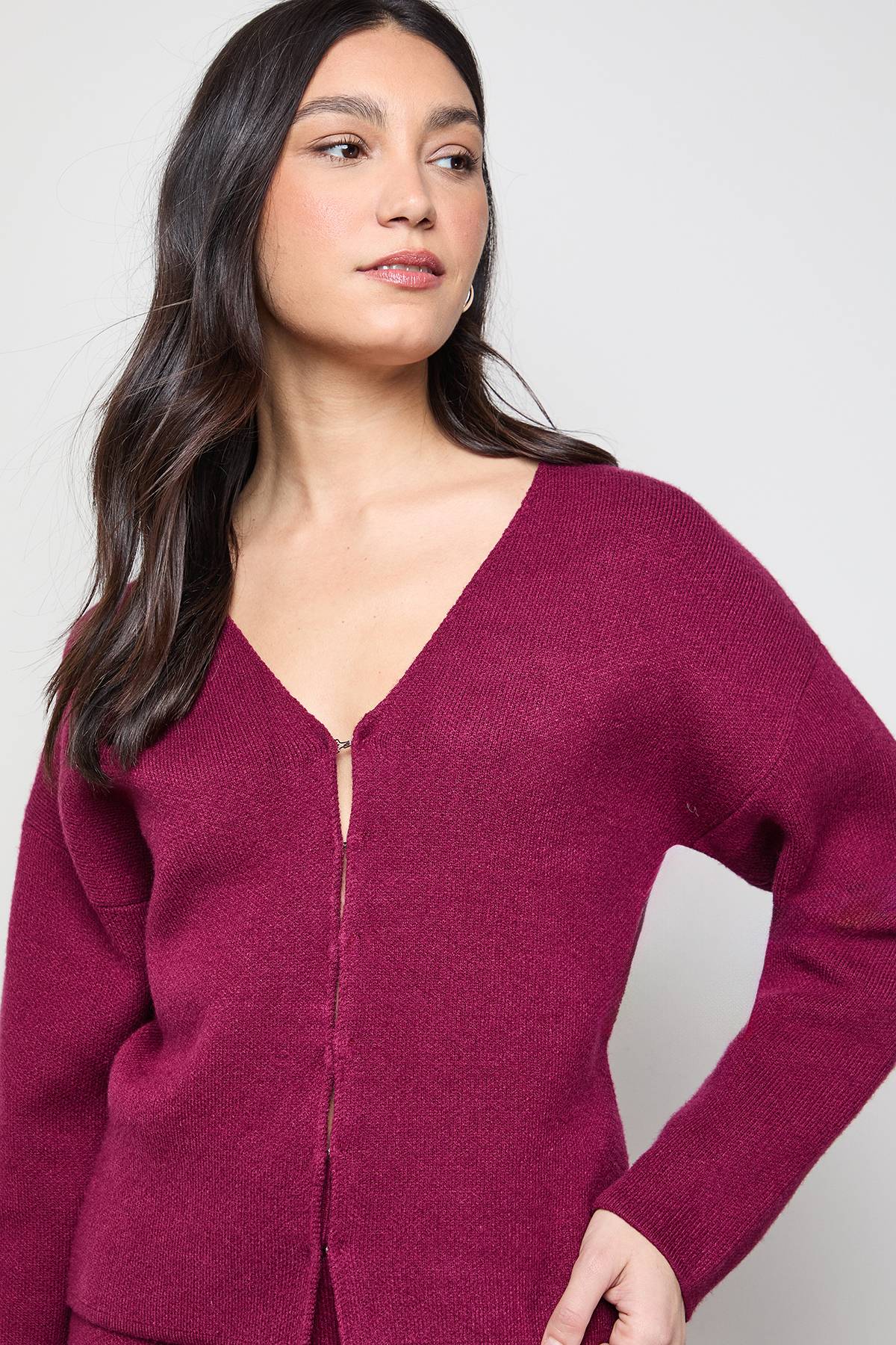 Oasis Cardigan Boutonné Bord à Bord