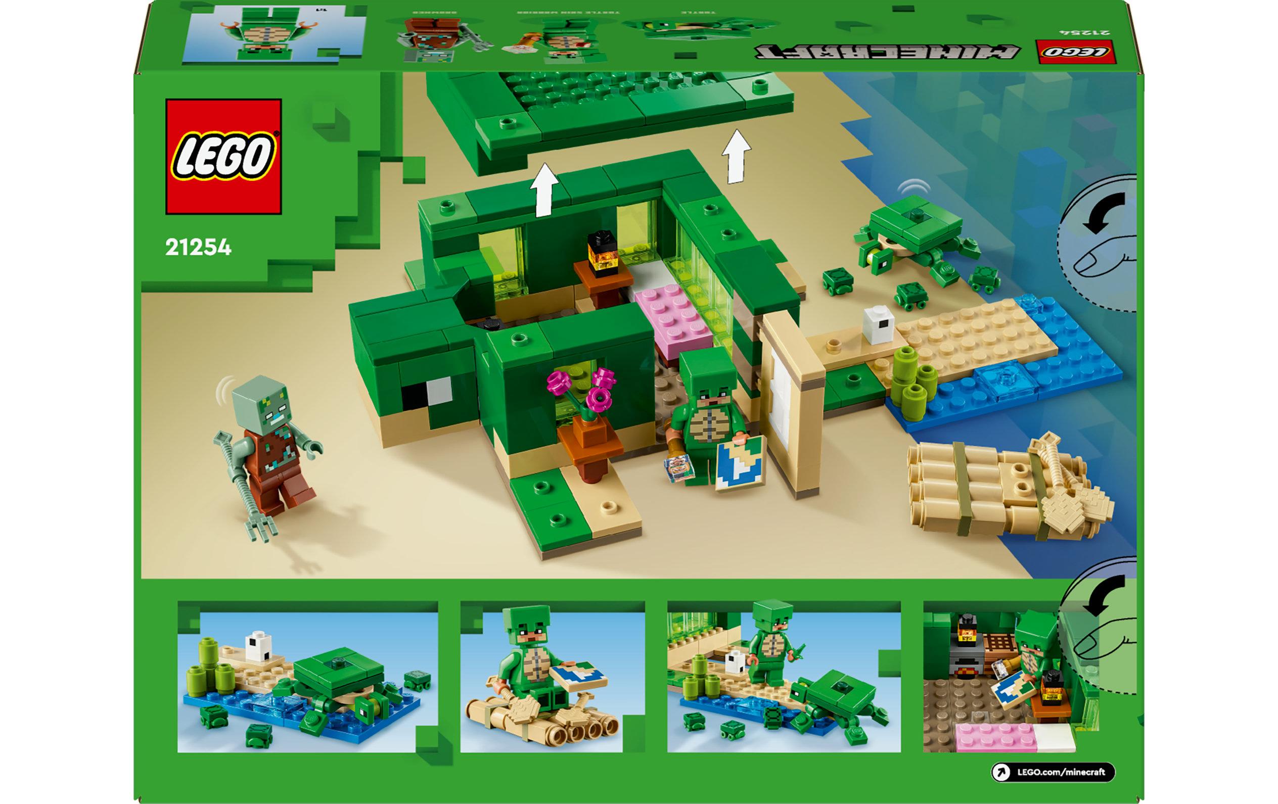 Minecraft Das Schildkrötenstrandhaus 21254Schildkröten-Spielset