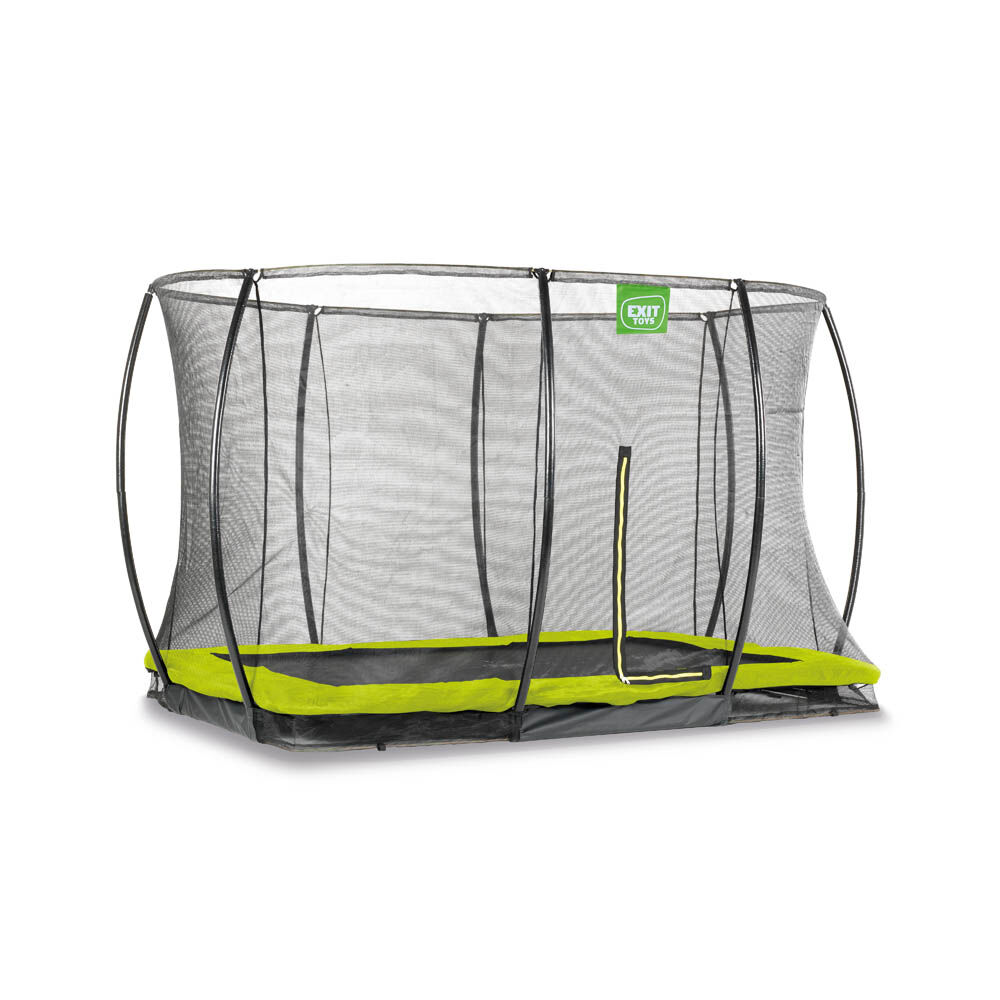 Exit Silhouette - Inground trampoline - Groen - 1x244x366 cm
