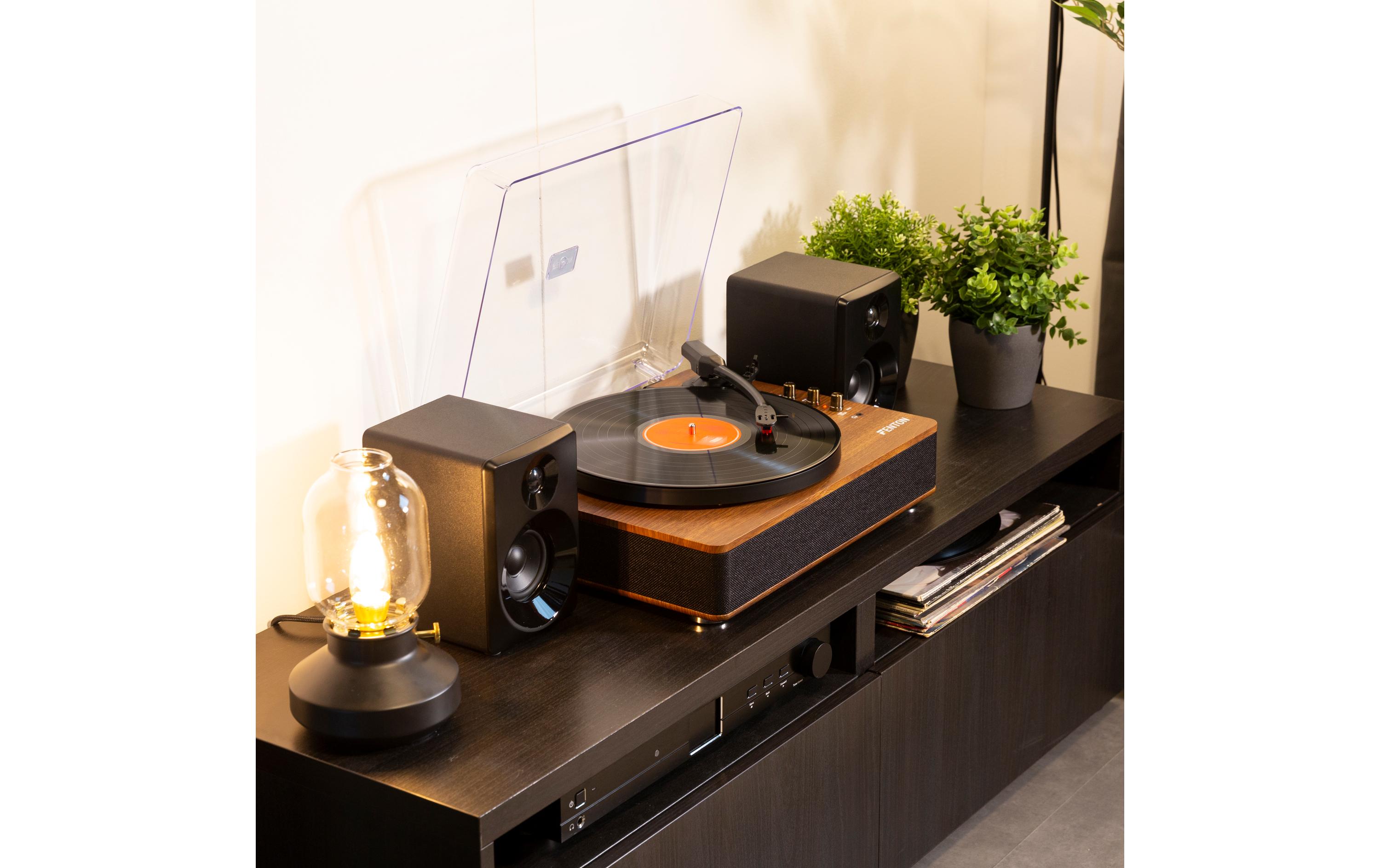 Plattenspieler mit Bluetooth RP162 Braun<br>Retro Plattenspieler mit Bluetooth
