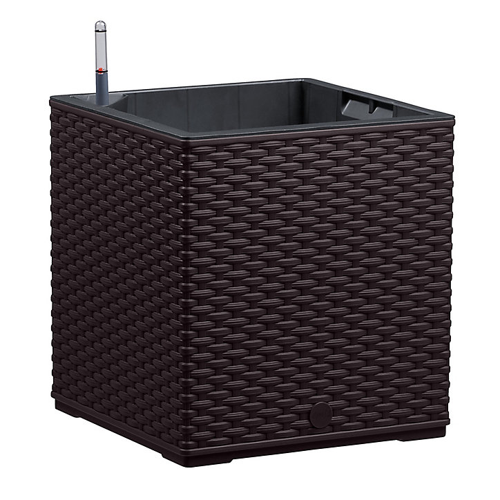 Bac carré Poetic Casa Mesh 30 moka 29,9 x 29,9 x h.31,3 cm