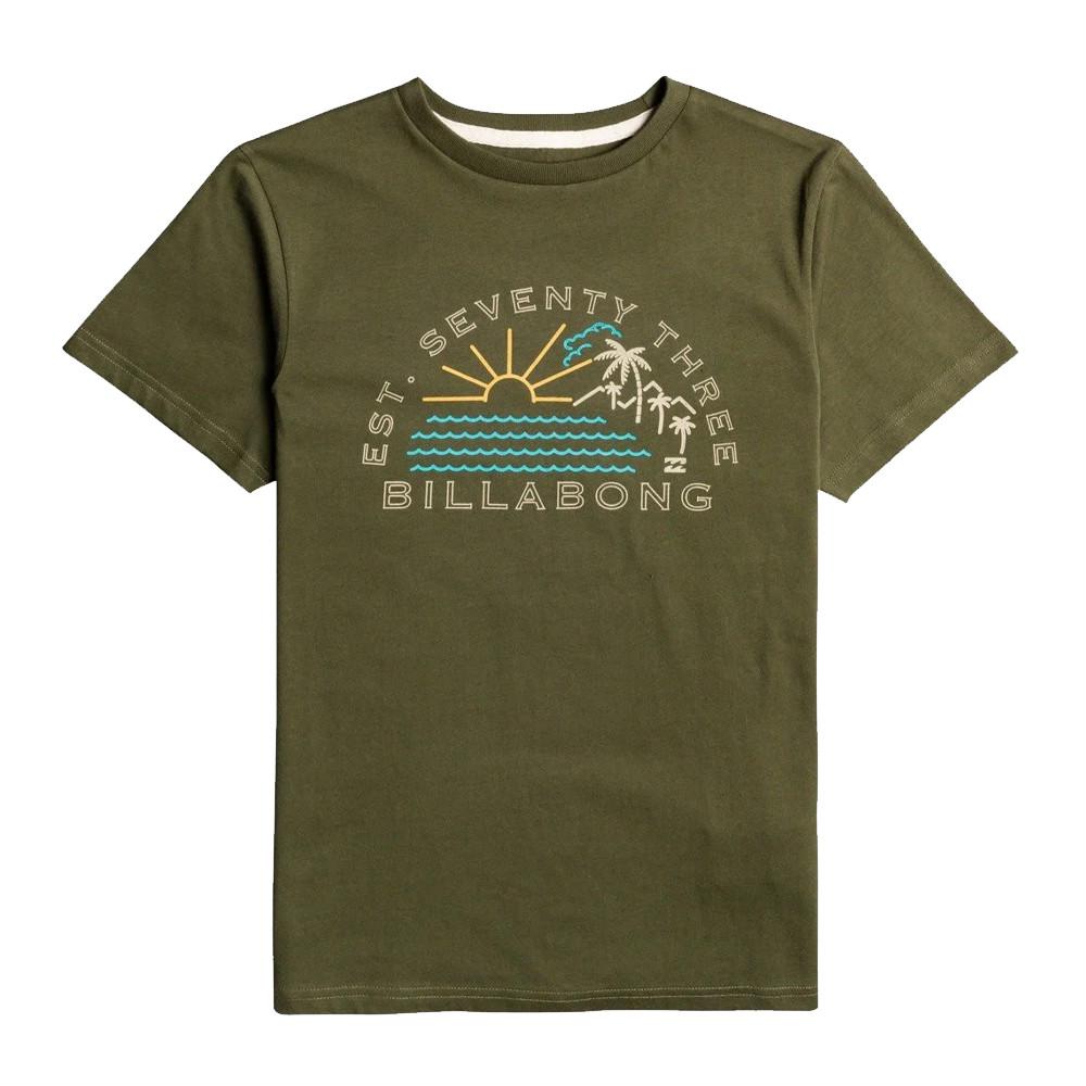 Billabong T-shirt Kaki Garçon Billabong Isla Vista