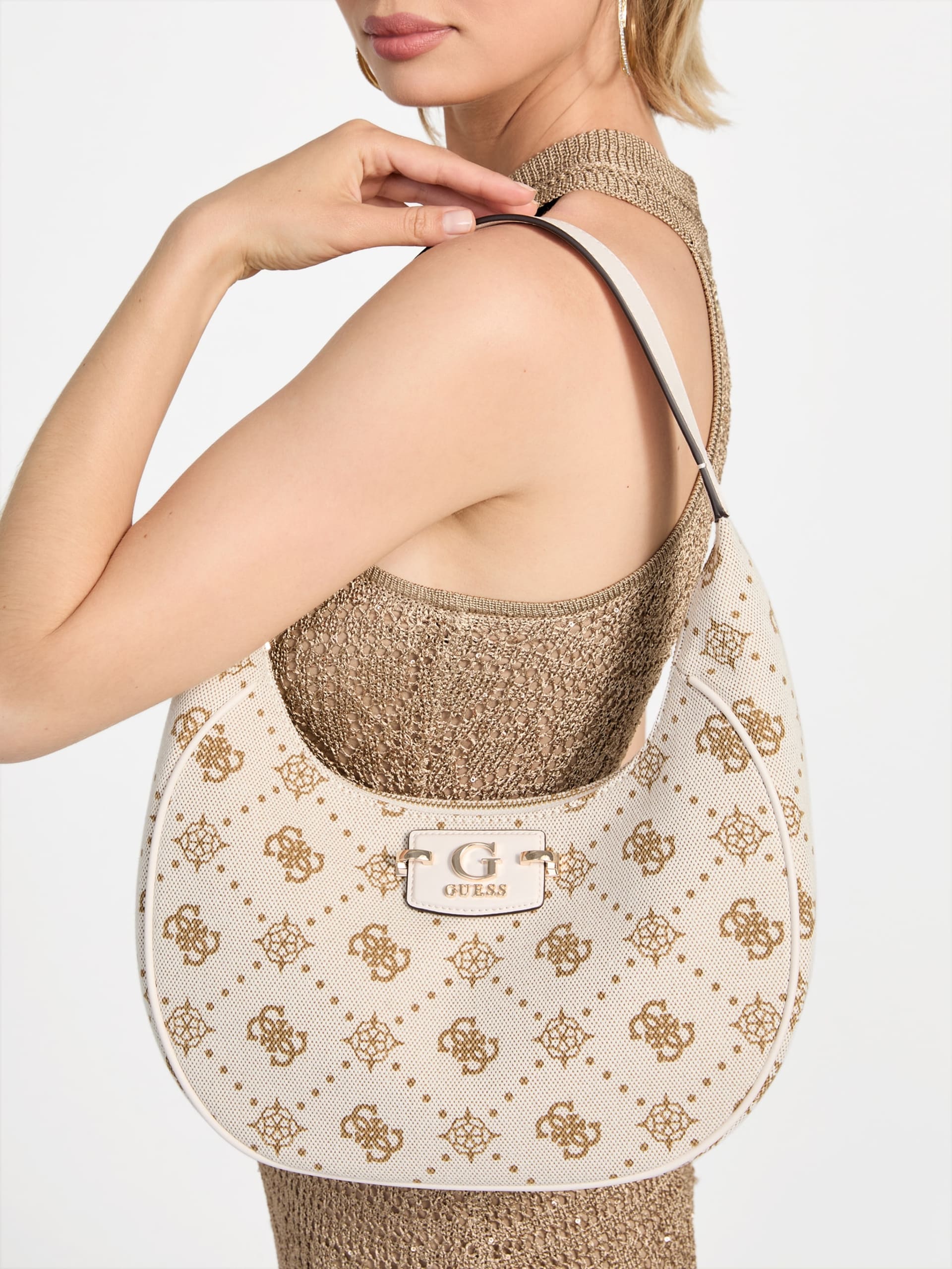 Bolsa Hobo com Logo Neda