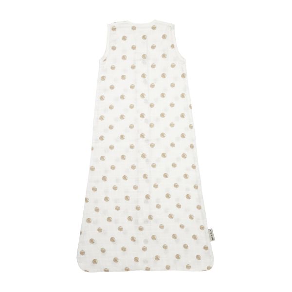 Meyco Baby Hydrofiele Slaapzak  – 90 cm – Dot Sand