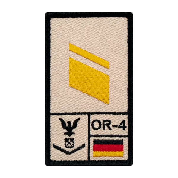 Café Viereck -  Rank Patch Stabskorporal Marine