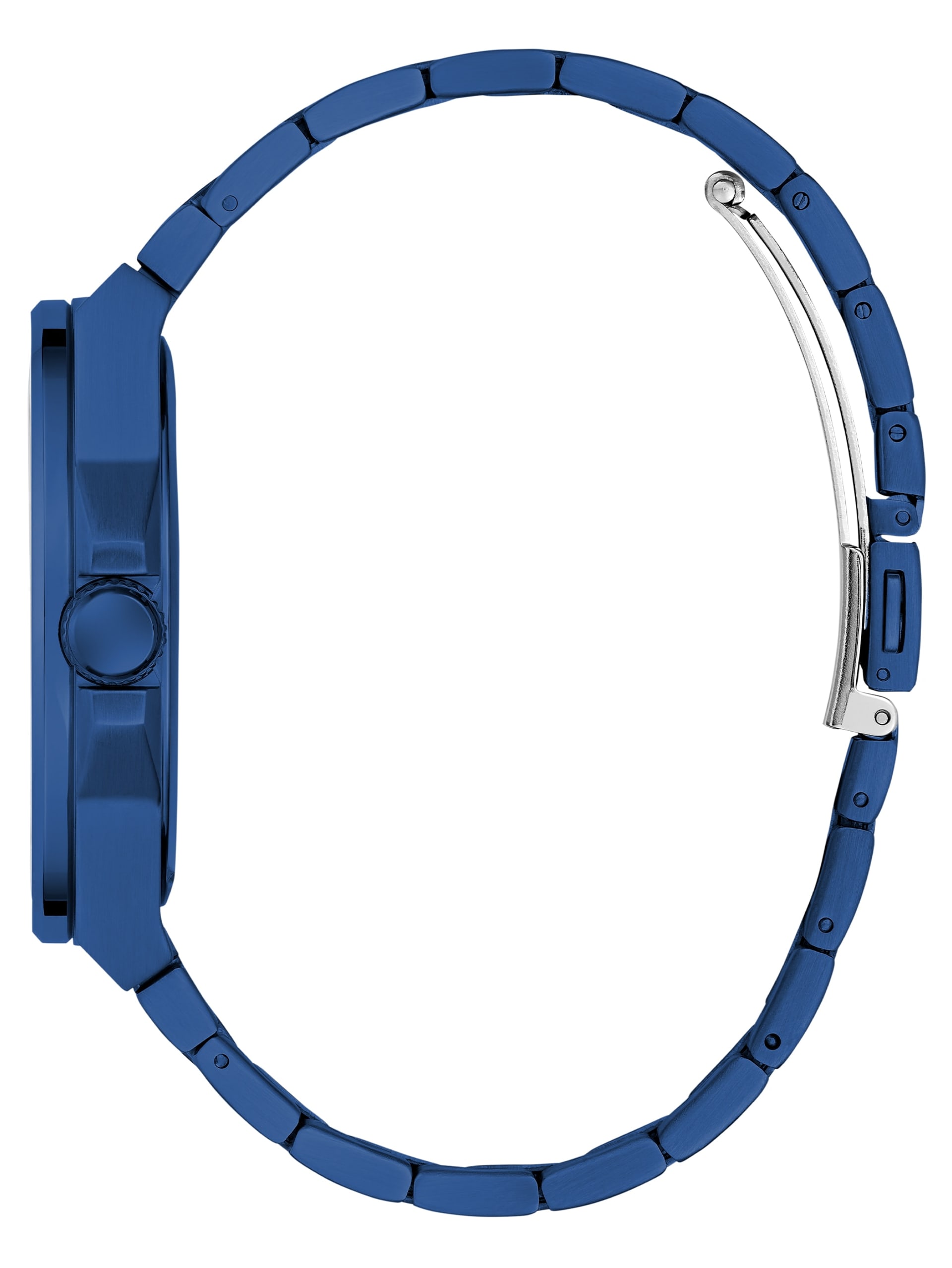 Relógio analógico azul