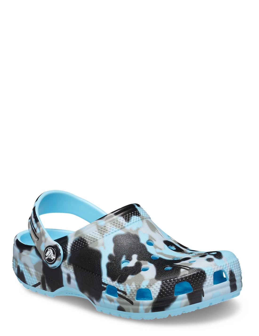 crocs sabots femme enfant classic spray camo clog camouflage beu noir