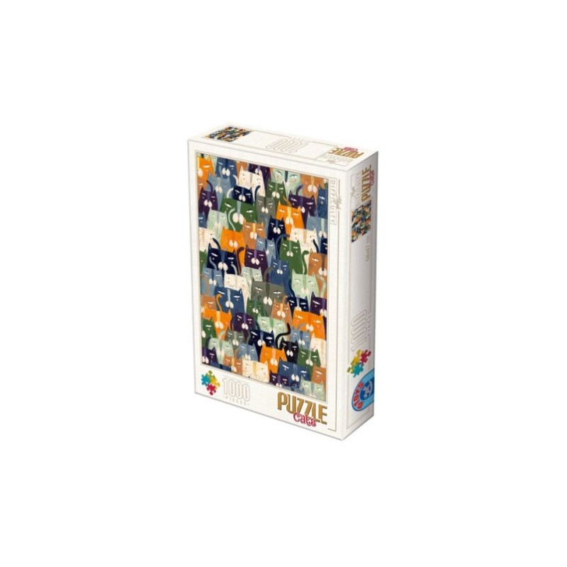 Puzzle 1000 pièces - andrea kurti - cats