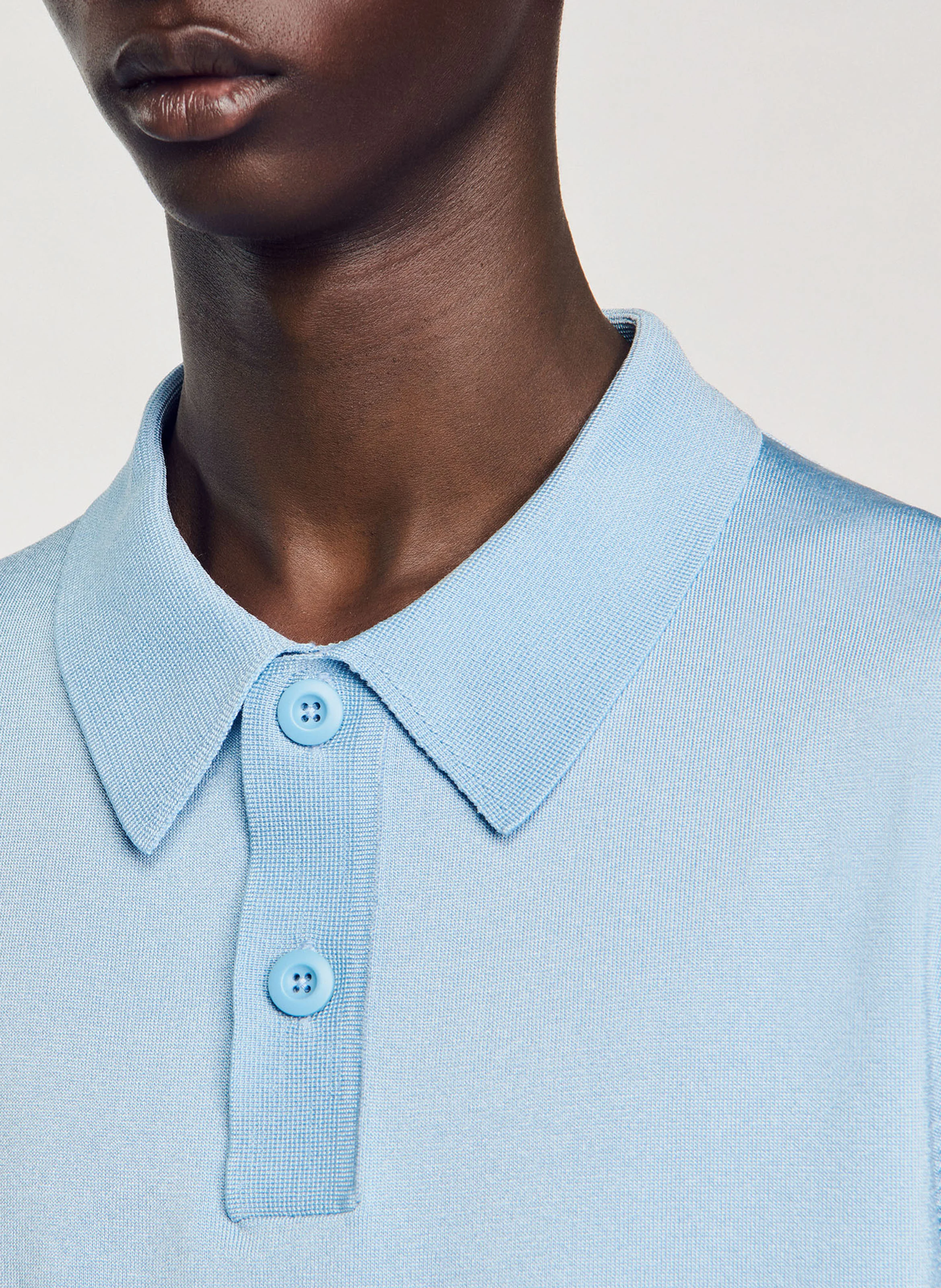 Polo regular fit| Bleu