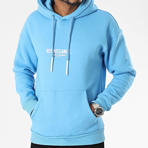Sweat Capuche Bleu Clair