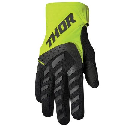 Gants cross Thor SPECTRUM BLACK ACID 2024 - Noir / Jaune