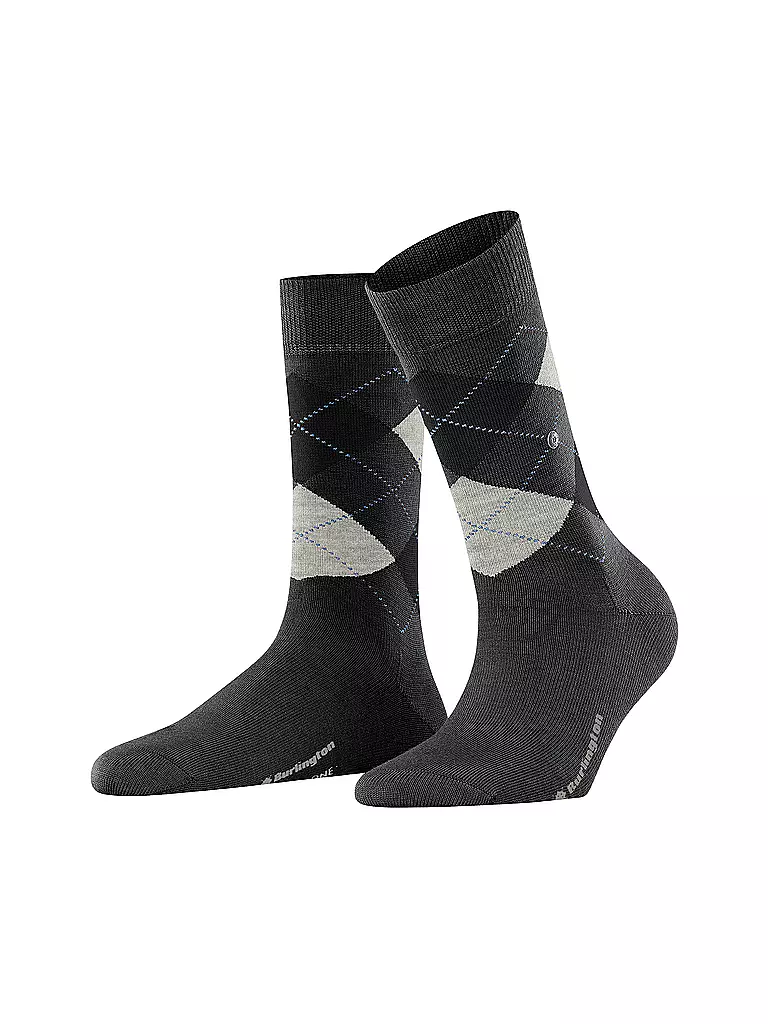 BURLINGTON Damen Socken MARYLEBONE 36-41 asphalt mel grau