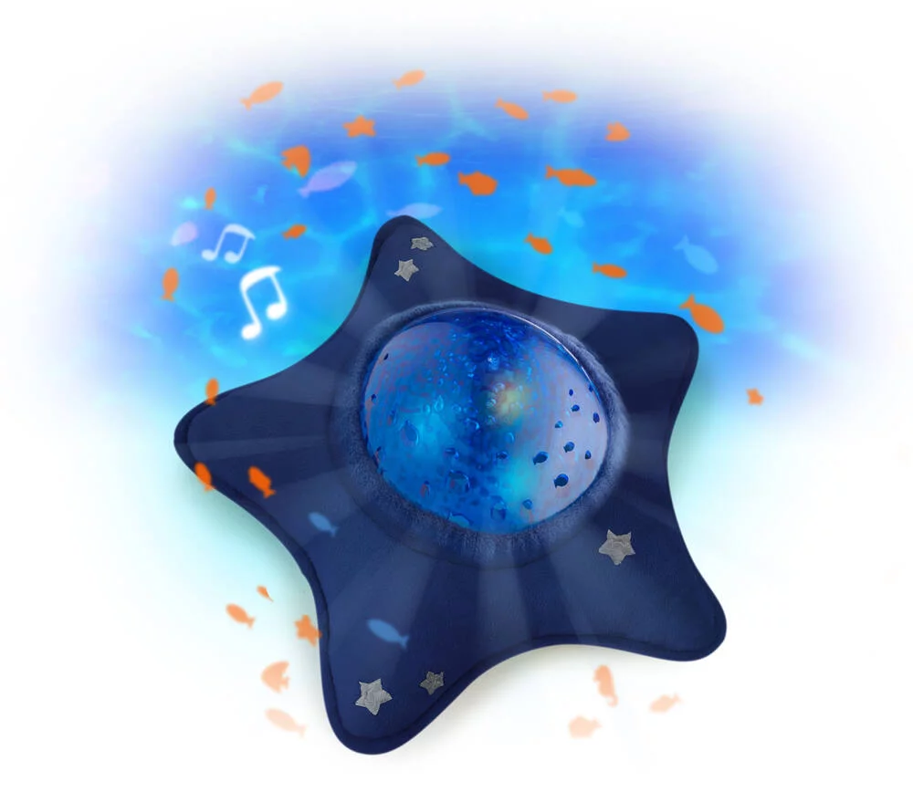 KID'SLEEP AQUA DREAM OCEAN - PROJECTEUR VEILLEUSE MUSICALE ET LUMINEUSE ETOILE