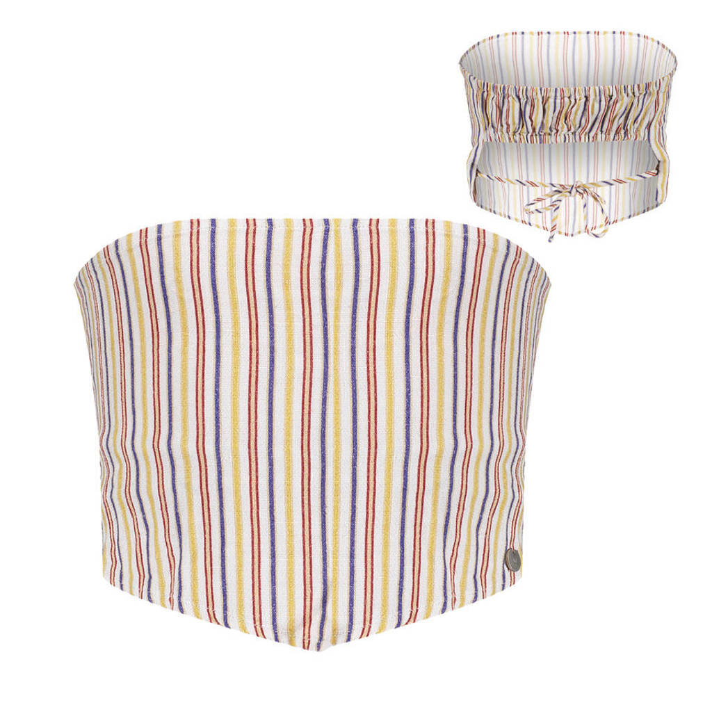 Frankie&Liberty gestreept T-shirt rood/blauw/geel