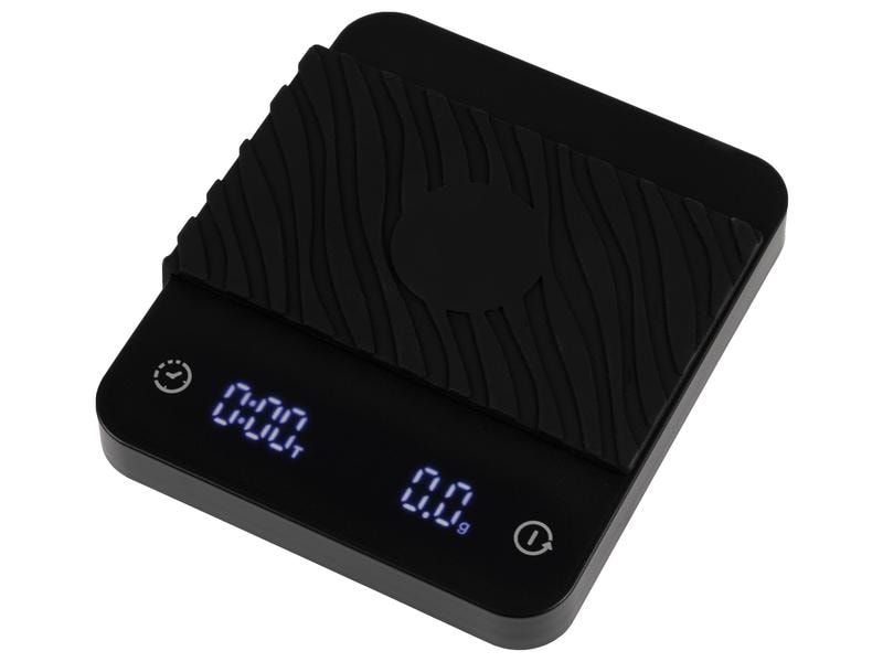 FURBER Kaffeewaage Quadro 2 Schwarz Für präzises Kaffeebrühen