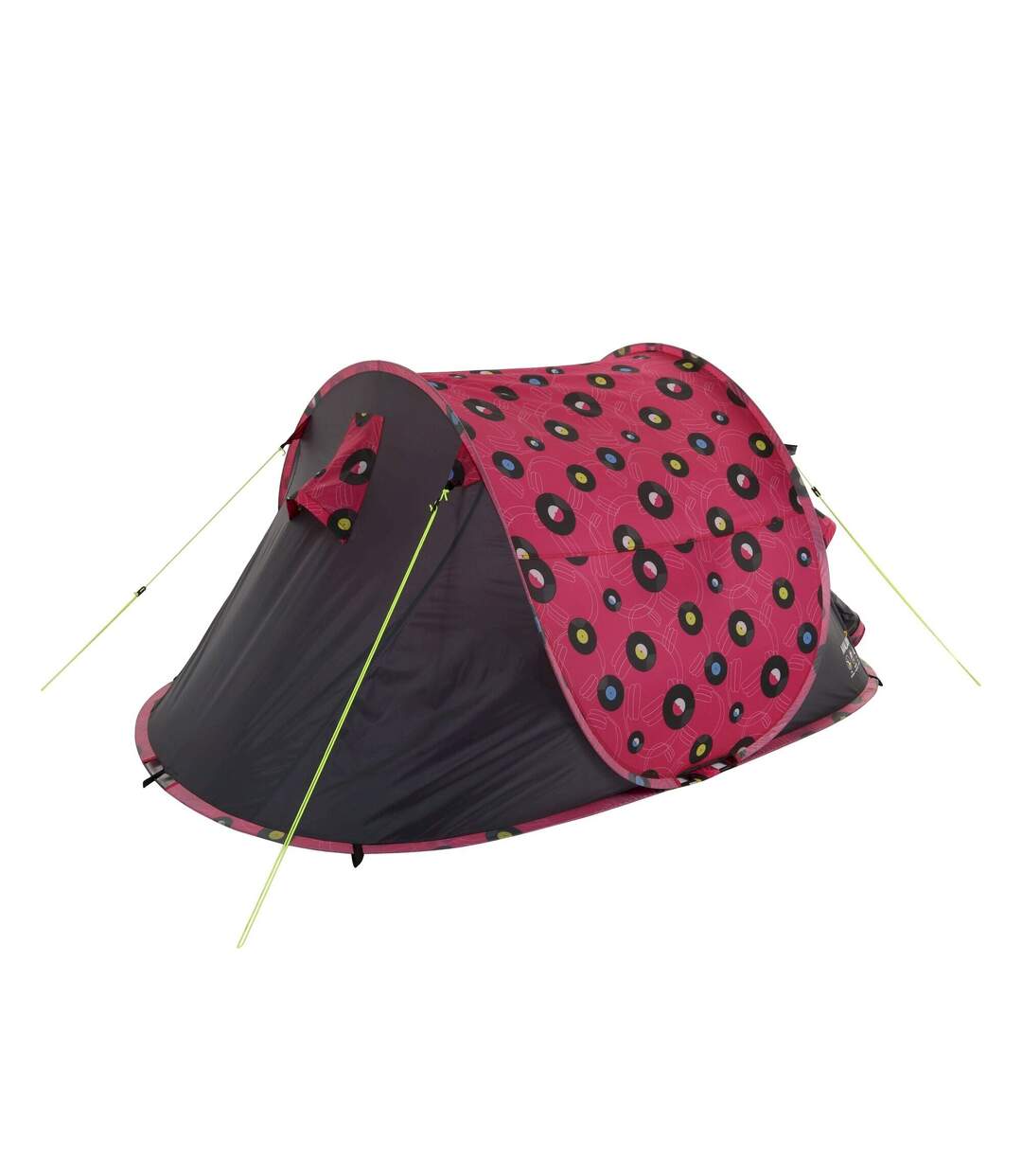 Regatta Malawi Vinyl Record 2 Person Pop-Up Tent (Rose/Noir) (Taille unique) - UTRG7683