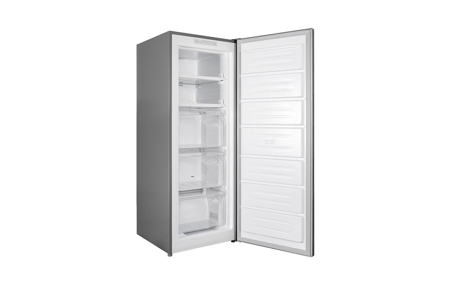 Gefrierschrank ECOT161 Silber<br>Freistehender Gefrierschrank