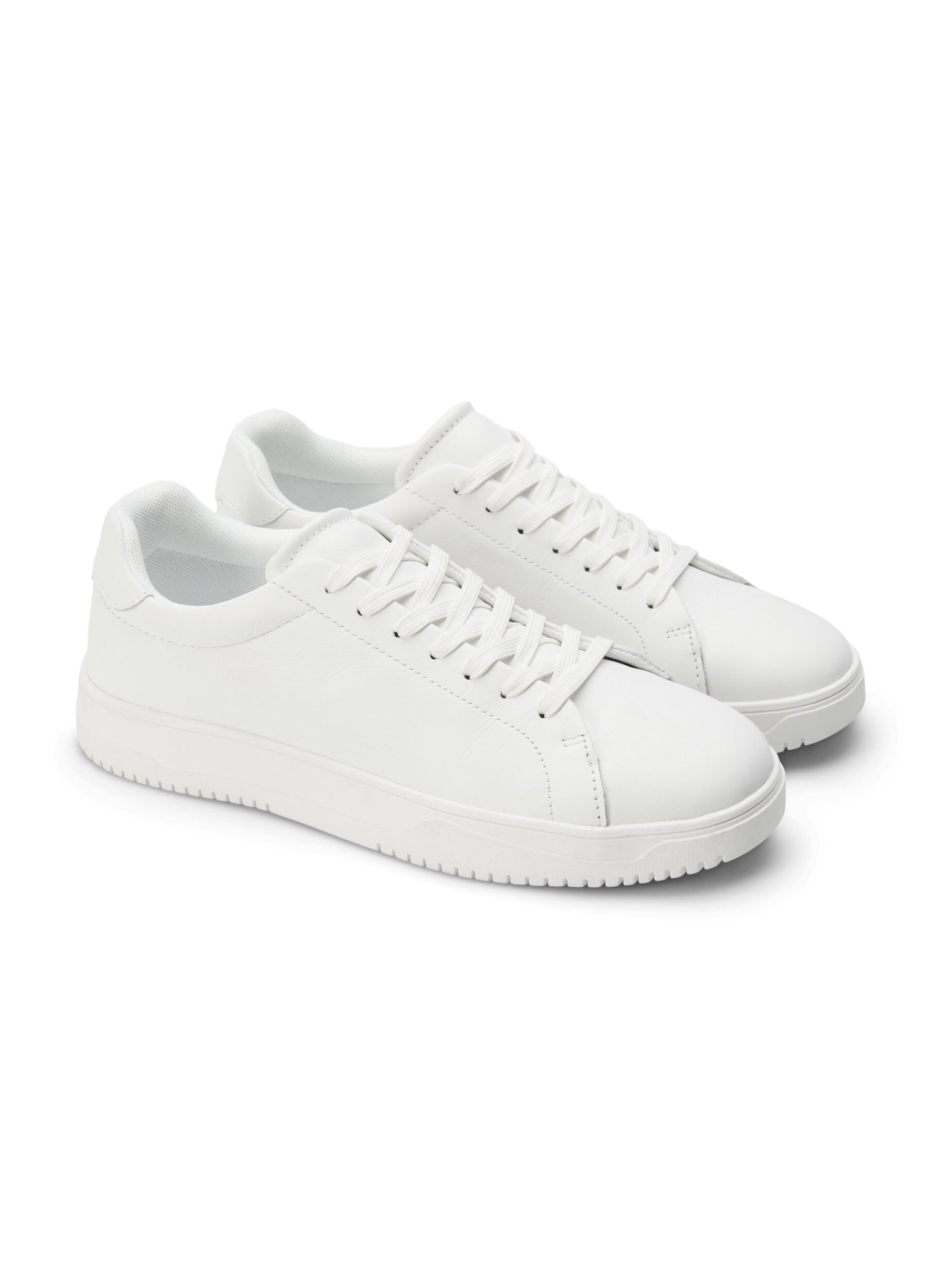 Wide fit - Læder sneakers