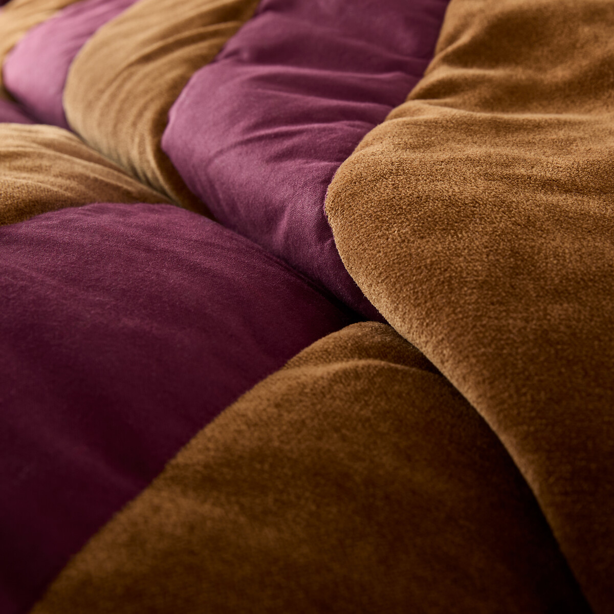 LA REDOUTE INTERIEURS<br>Colcha acolchoada com listras, Odile