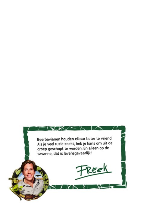 Freek Vonk | Complimenten kaart | Apetrots | Groen