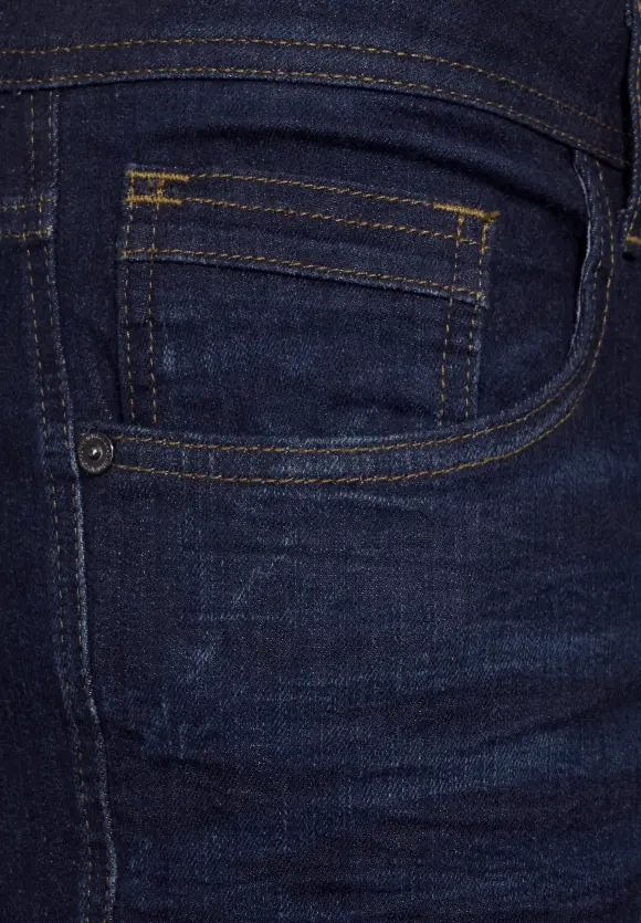 Slim Fit Jeans - indigo blue stone wash