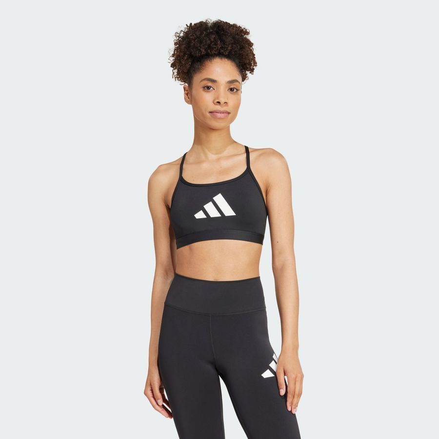 Adidas Aeroreact Big Logo Graphic Bra