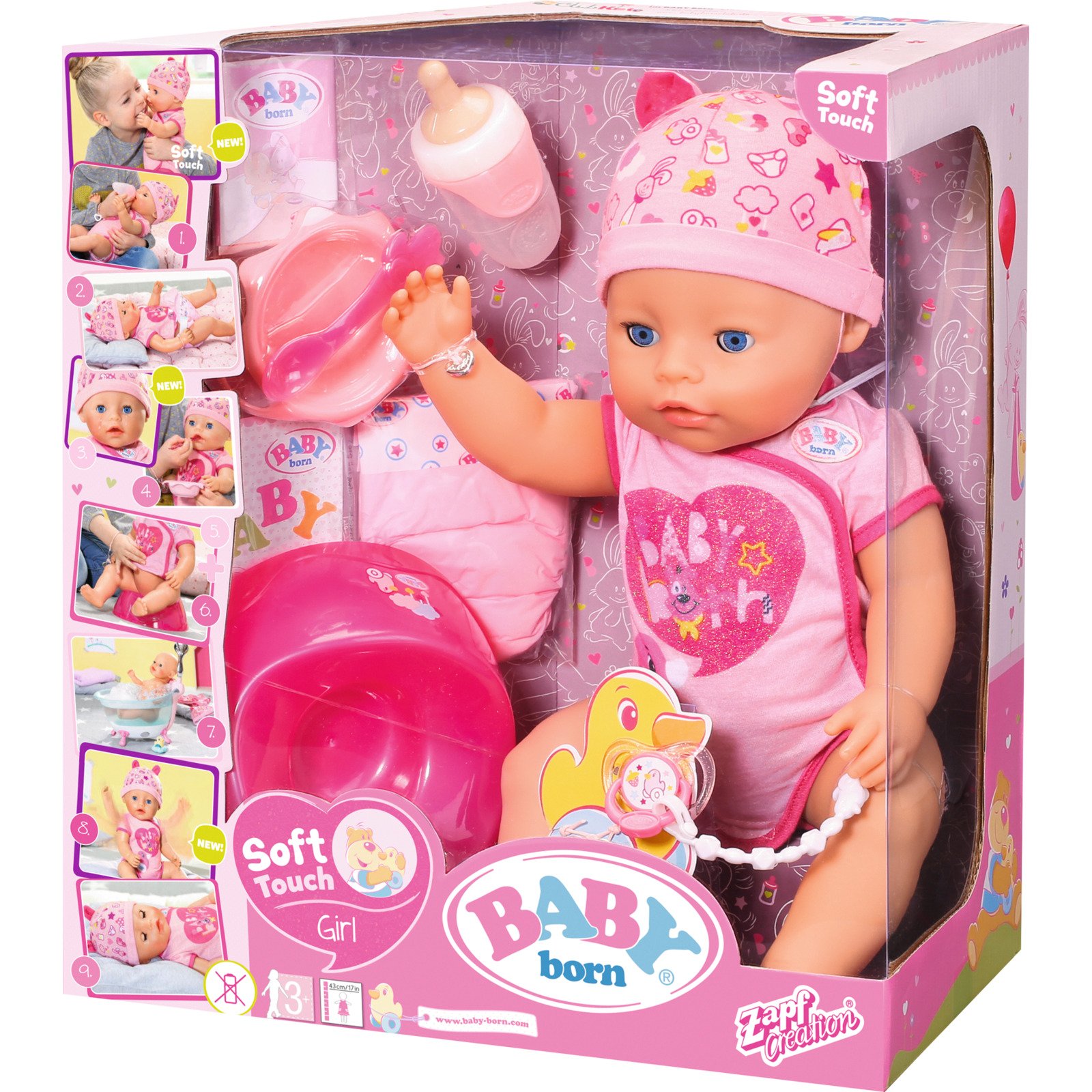BABY Born Soft Touch Puppe 43cm