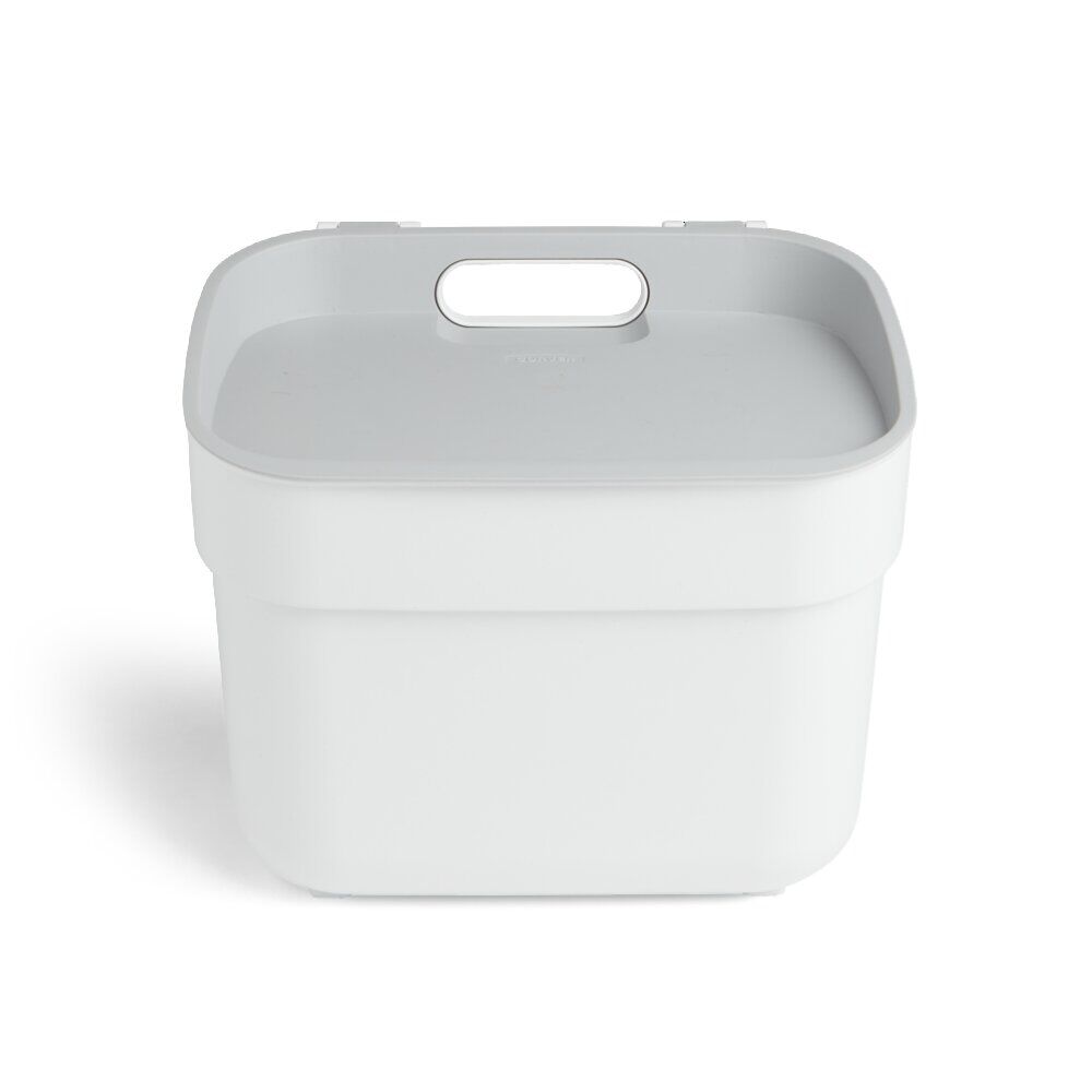 Poubelle de tri blanche 5L