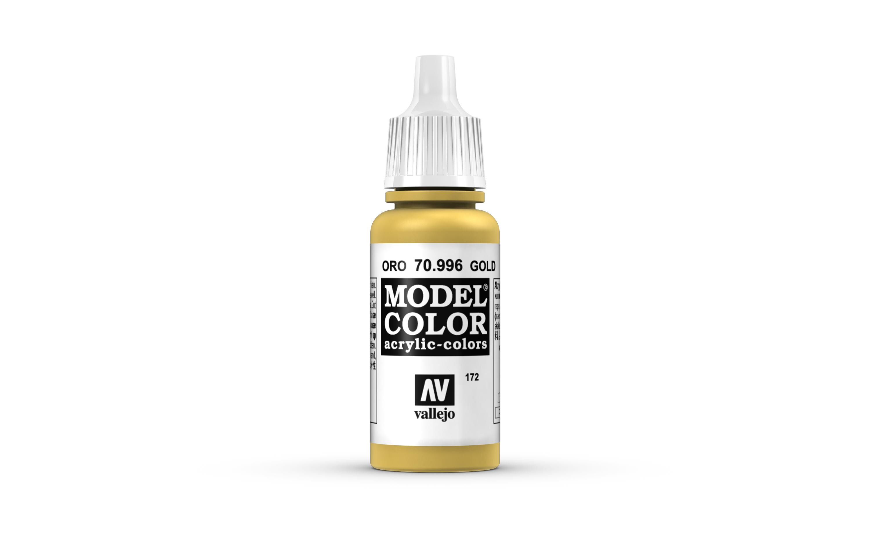 Acrylfarbe Metallic, Gold 17 mlModel Color Gold