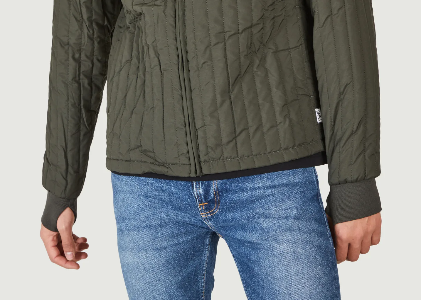 Veste fine zippée matelassée Rains