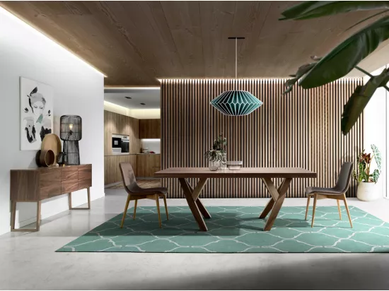 Buffet en bois de noyer 3077 ANGEL CERDA