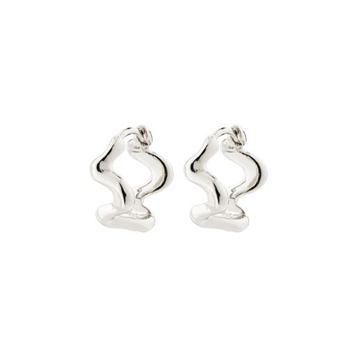 Pilgrim Penelope Recycled Øreringe, Silver Plated