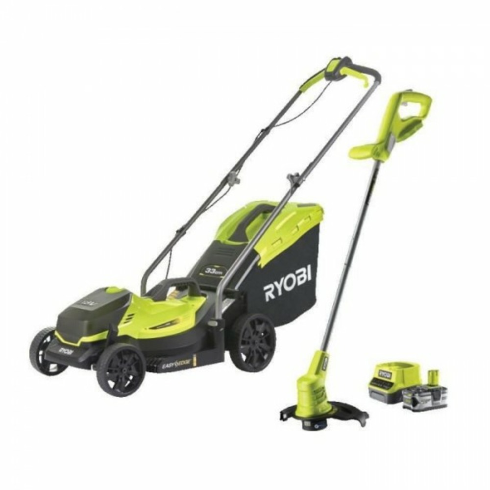 Tondeuse a gazon pack one+ + coupe-bordures 18v sans fil rlm1833blt1825m : rlm18x33b40 et coupe-bordures olt1825m offert