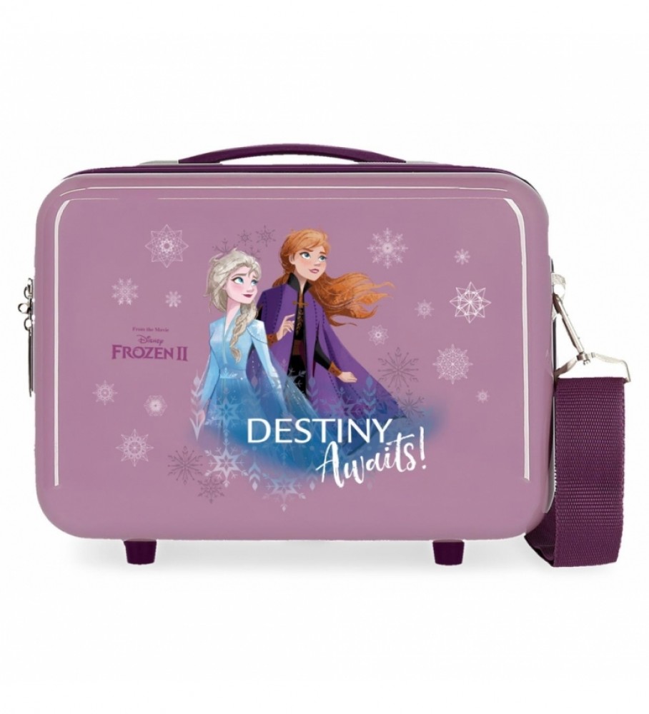 Nécessaire Disney Destiny Awaits em ABS, adaptável, roxa