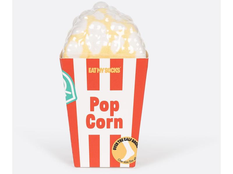 EatMySocks Socken Pop Corn 1 Paar, One Size Unisex Socken