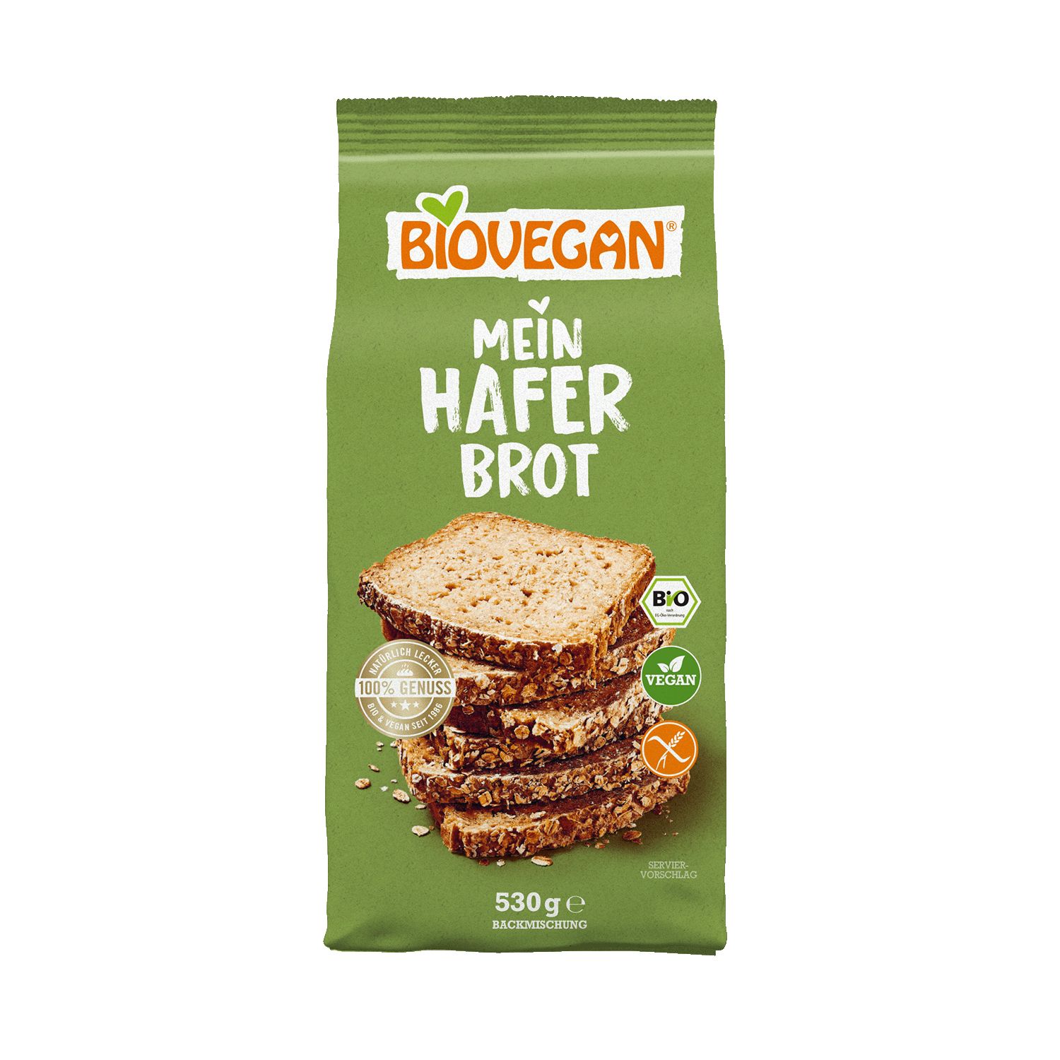 Biovegan Brotbackmischung Mein Haferbrot