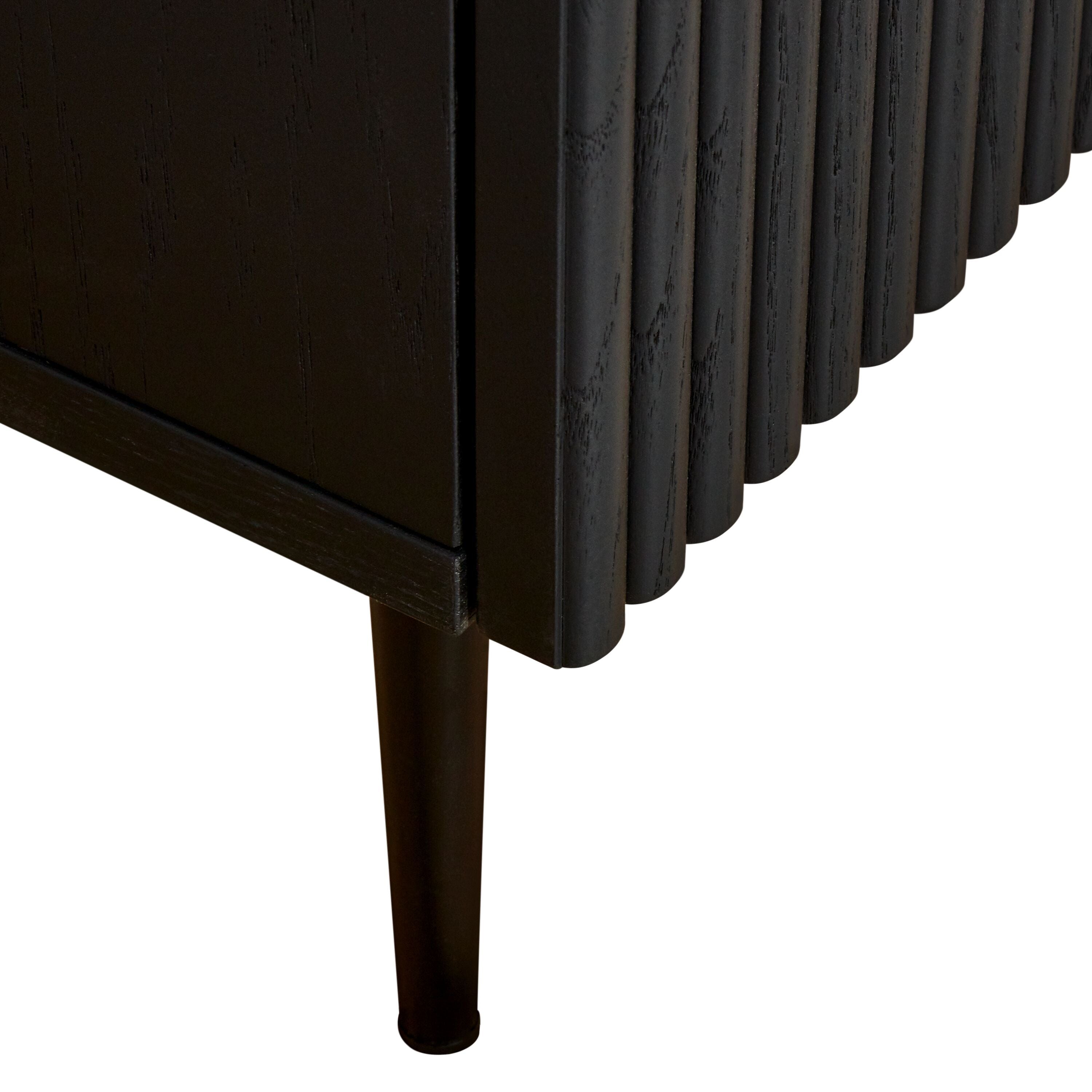 ILVI Drehtürenschrank - Schwarz / B: 98.0 cm x T: 60.0 cm x H: 200.0 cm