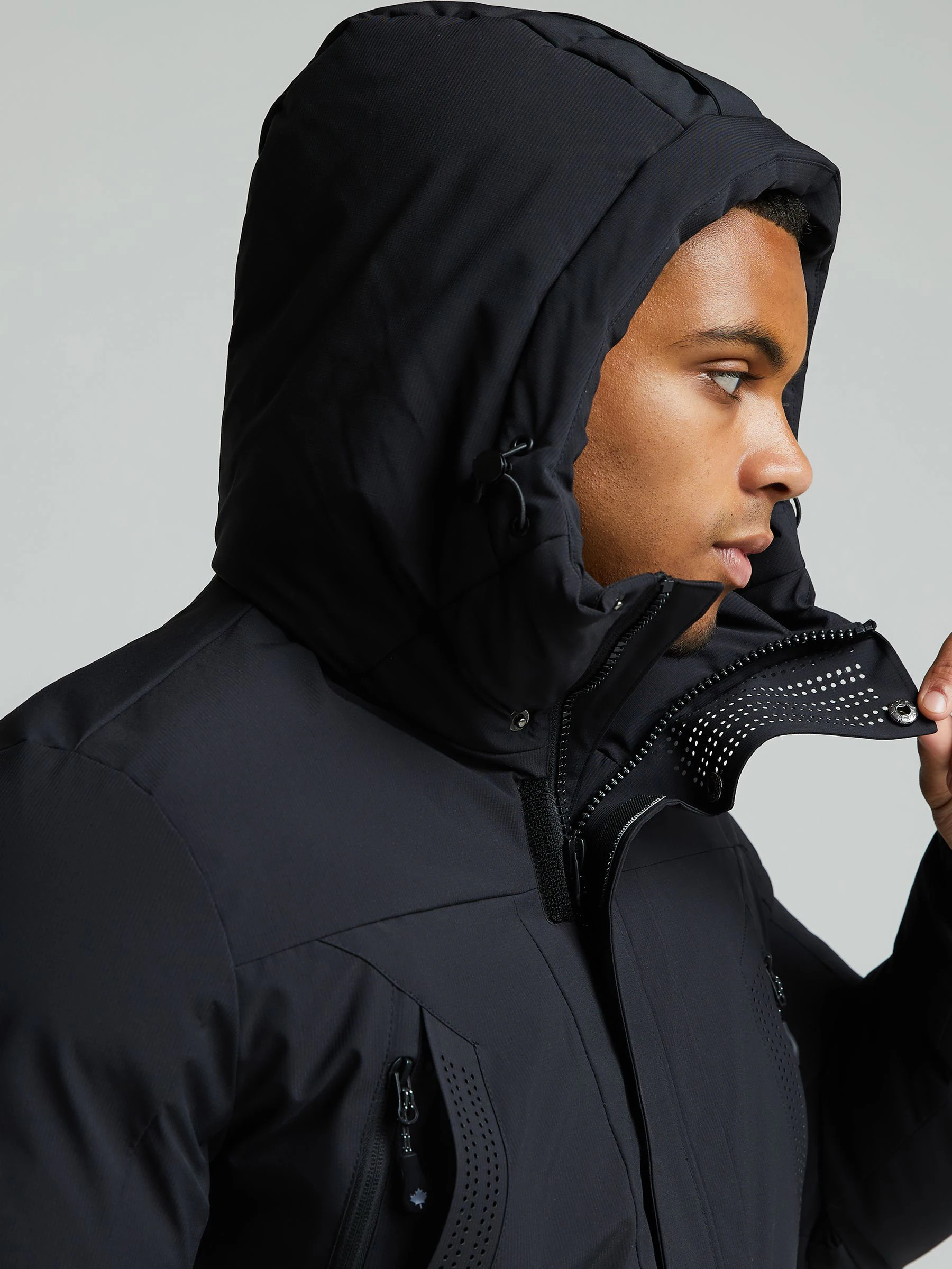 Zavetti Canada Eranio Puffer Parka Black Jacket