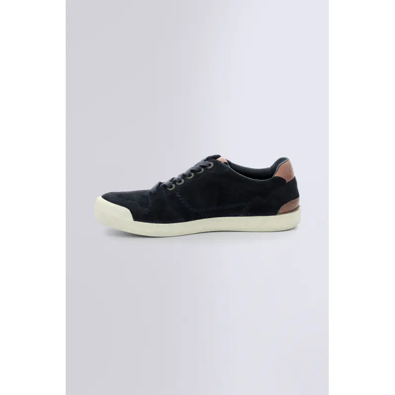 Kick trigolo Marine/camel BASKETS BASSES Cuir  Homme