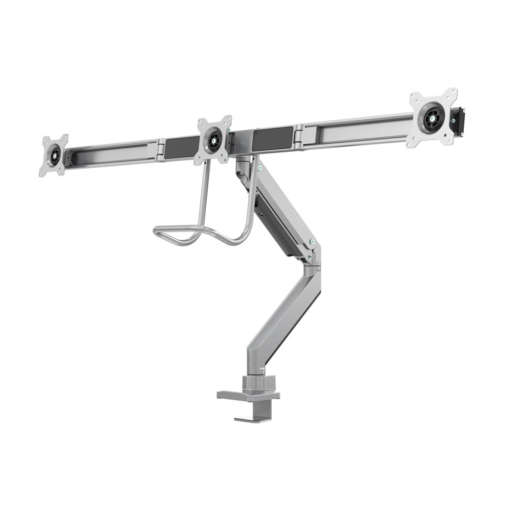 Neomounts NM-D775DX3SILVER bureausteun voor 3 flatscreens