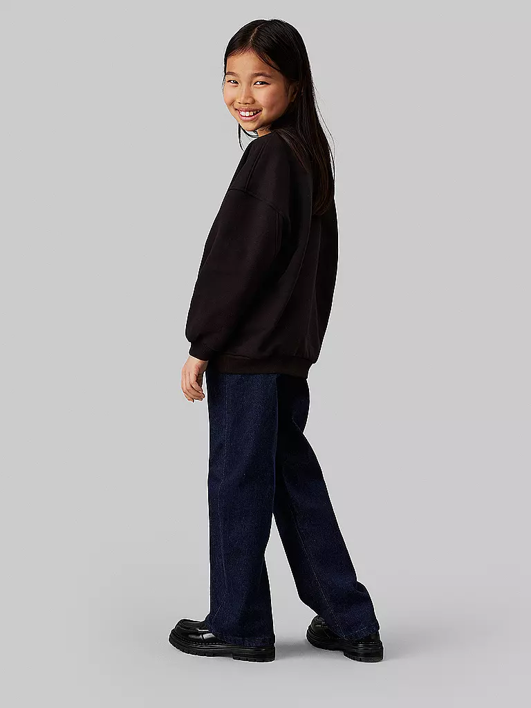CALVIN KLEIN JEANS Mädchen Jeans Wide Leg Fit  blau
