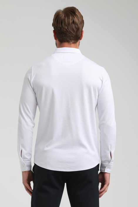 Gabbiano witte heren overhemd