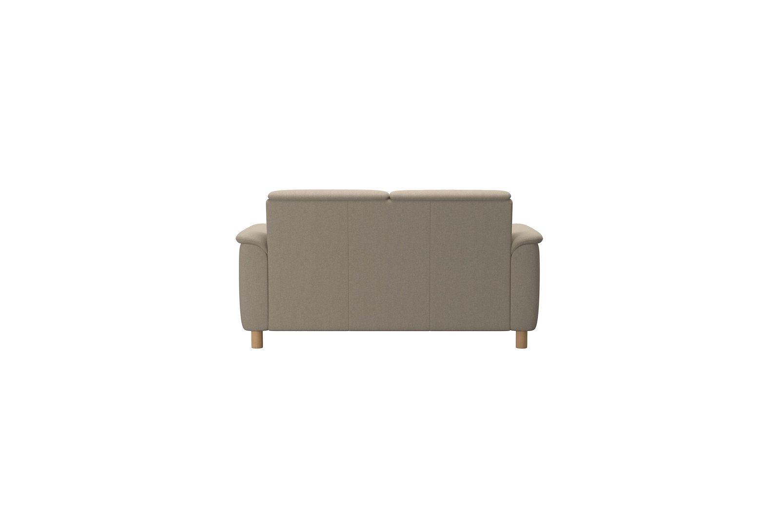 Flora 2-seter sofa Calido Light Beige - 11cm eikeben
