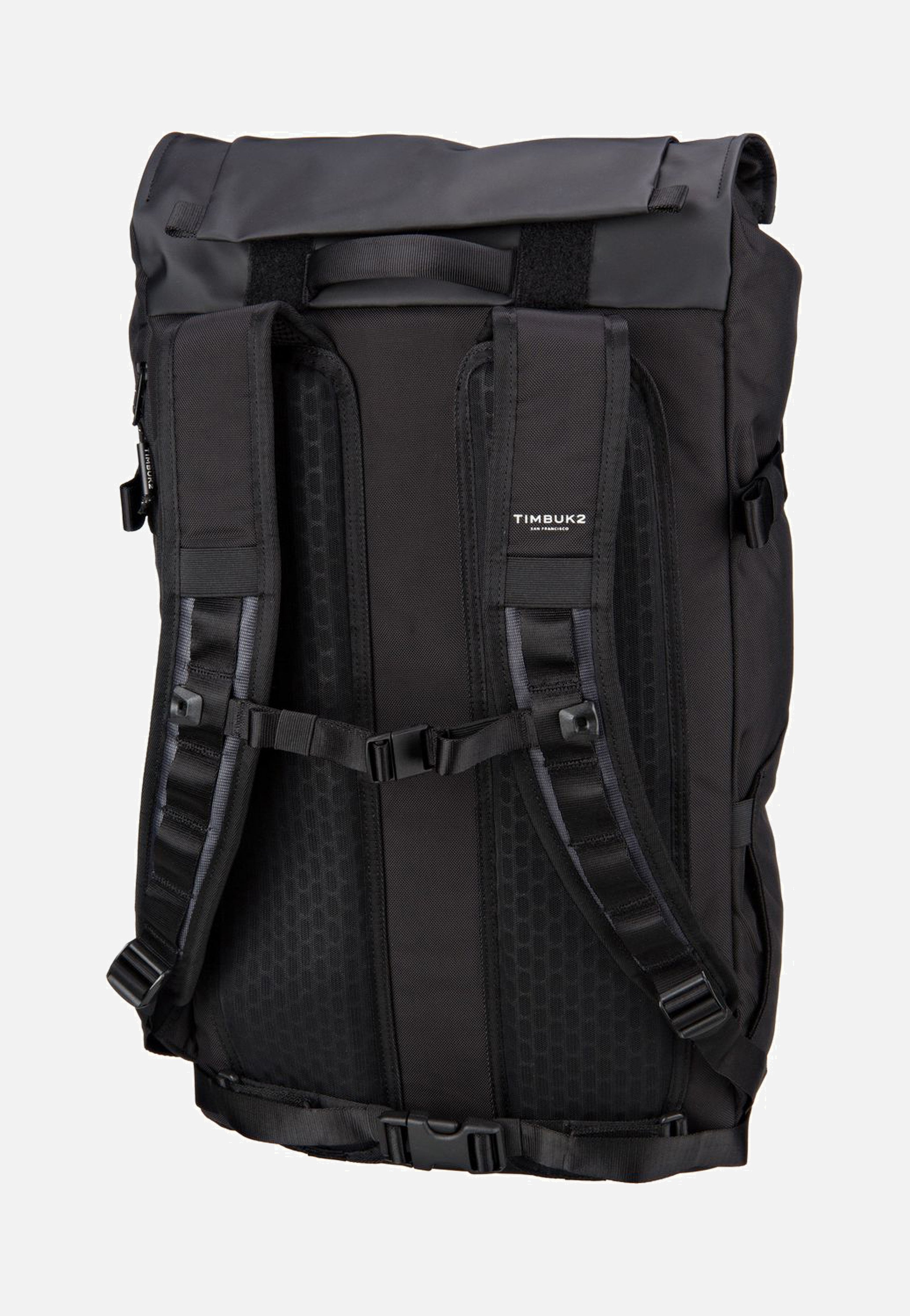 Clark Pack Jet Black - Rolltop Rucksack