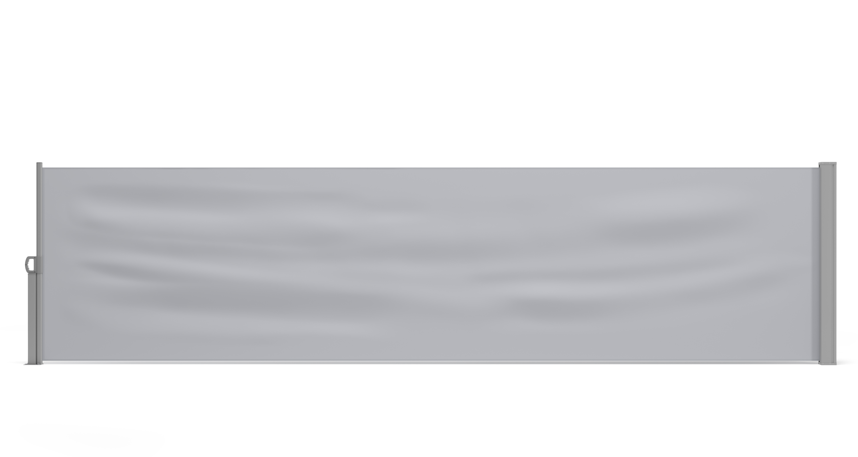 Seitenmarkise VIA 100 x 400 cm grau