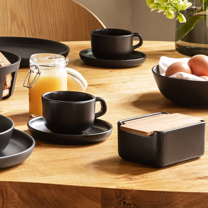 Eva Solo - Nordic Kitchen Butterdose, Eiche / schwarz