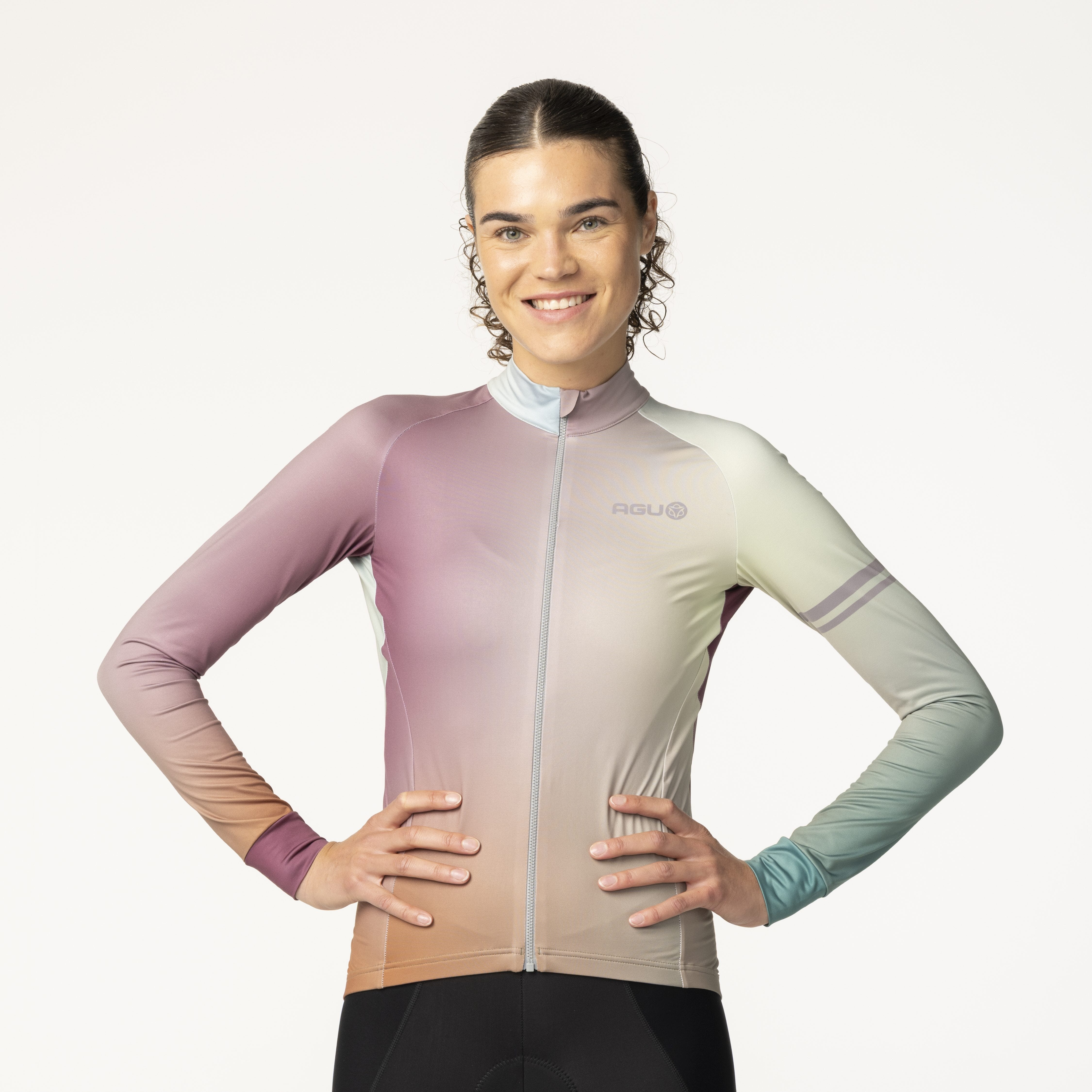 AGU Gradient Performance Dames lange mouwen fietsshirt  - Green