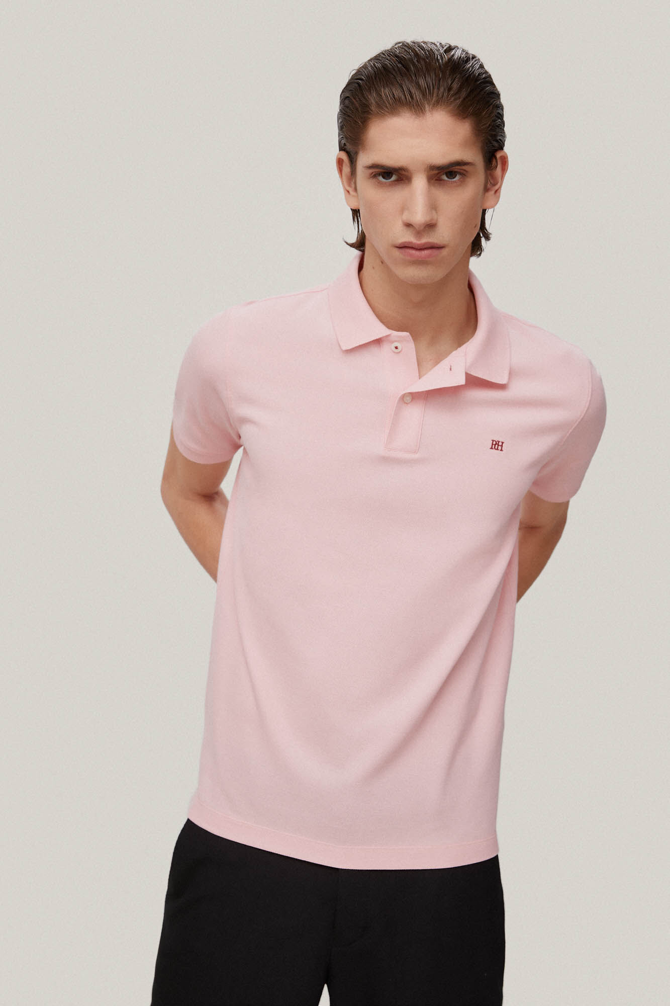 Logotipo Polo Piqué - Rosa