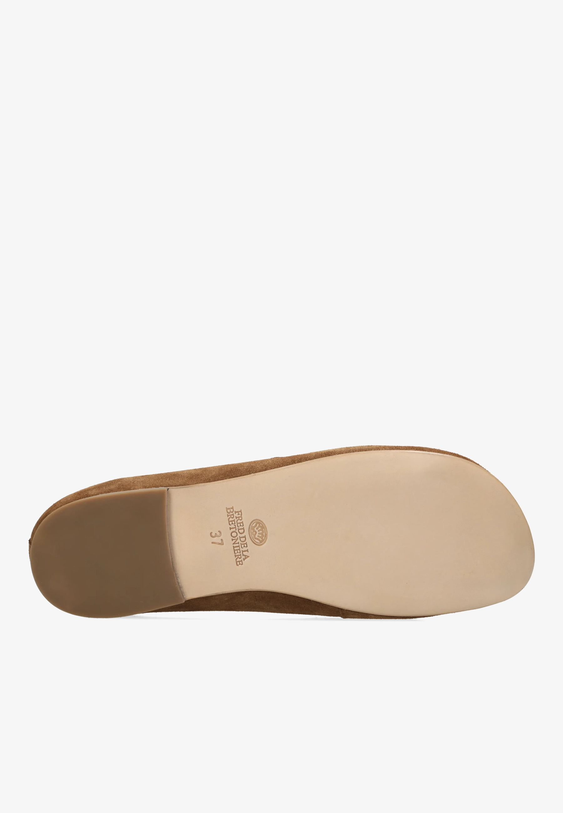 ELANA GOLDA LOAFER Suede Cognac